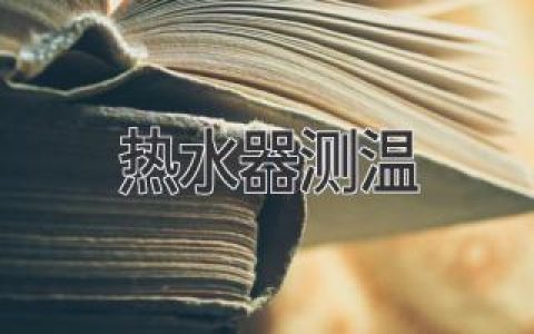 热水器测温：掌握方法，保证安全与舒适