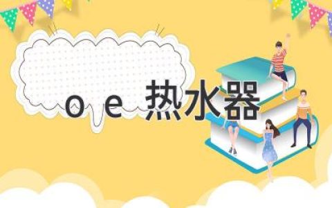 热水器行业领军者：OE 热水器的优势与特点