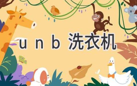 UNB洗衣机：智能科技，净享生活