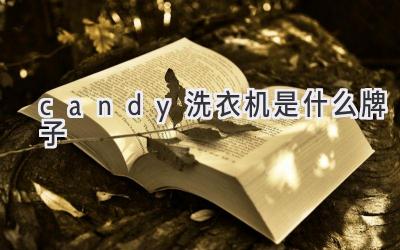 candy洗衣机是什么牌子