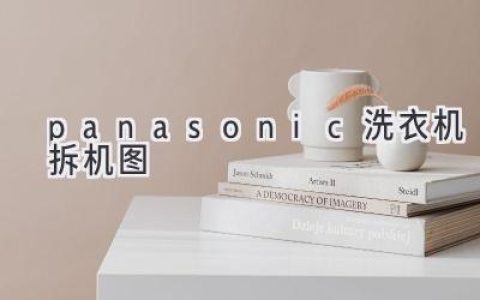 Panasonic洗衣机维修指南：拆解步骤详解及常见故障排查