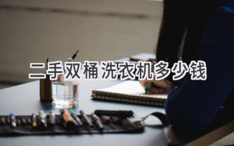 淘到宝藏！旧款洗衣机价格揭秘