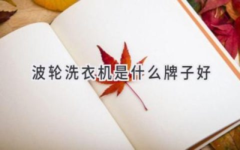 选购指南：哪款波轮洗衣机更适合你？