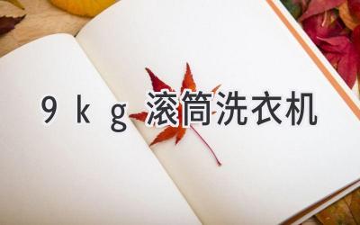 9kg滚筒洗衣机