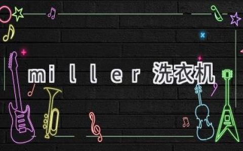 Miller 洗衣机：性能、功能、价格，全方位解析