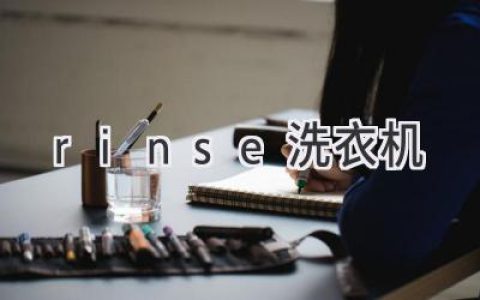 告别衣物残留，让洗衣更干净：深度解析Rinnai 洗衣机科技