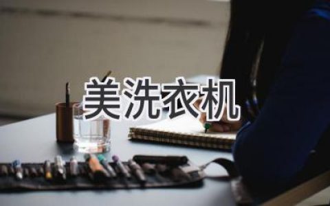 探索高品质生活：解读美国洗衣机市场的新趋势