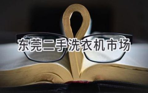 东莞二手洗衣机市场全方位解读：价格、品牌、购买指南