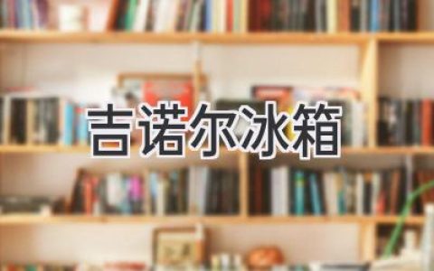 吉诺尔冰箱：冷藏保鲜，守护你的健康生活