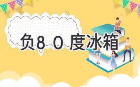 深度解析：超低温保存的利器——负80度冰箱