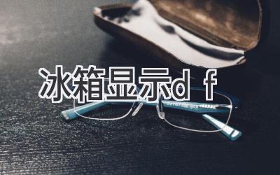 冰箱显示df