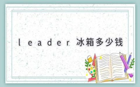 Leader冰箱价格揭秘：选购指南和性价比分析