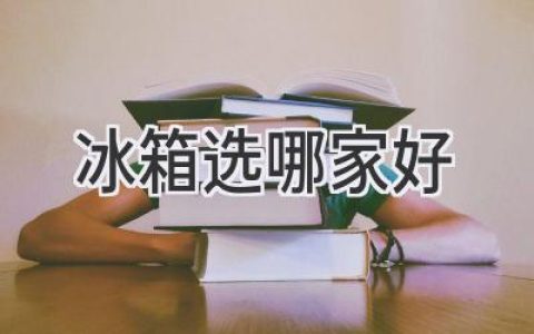 冰箱选购攻略：从需求出发，找到你的理想冷藏空间