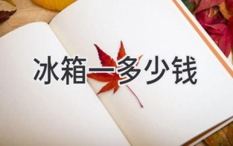 冰箱价格大揭秘：选购指南助你找到理想之选