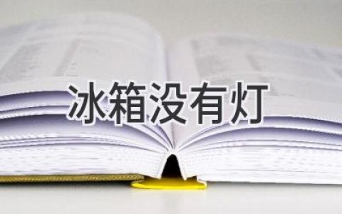 冰箱灯不亮，原因解析及维修指南