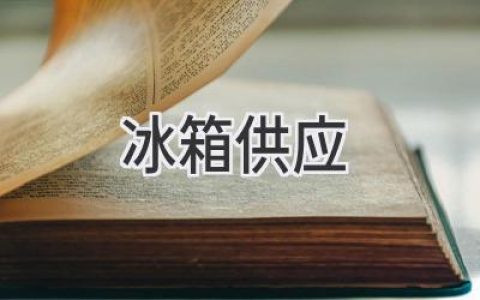 冰箱供应链：从生产到消费的完整路径