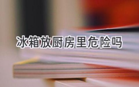 冰箱放厨房，安全无忧？揭秘厨房布局的冷知识