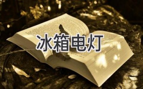 冰箱里的灯光：你了解它的秘密吗？