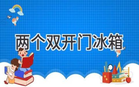 两个双开门冰箱：你真的需要它们吗？