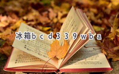 冰箱bcd339wba