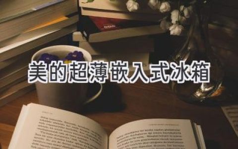 纤薄之美，融入生活：打造时尚厨房的完美之选