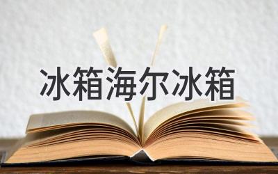 冰箱海尔冰箱