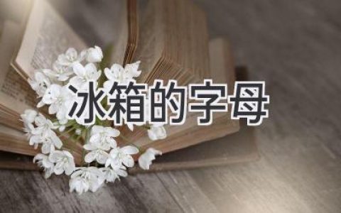 冰箱里的字母密码：解密你从未注意的细节