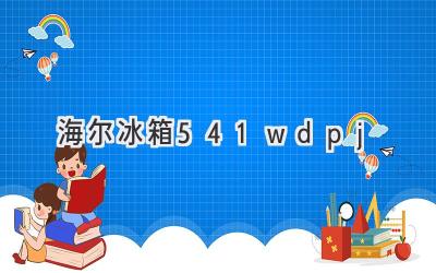 海尔冰箱541wdpj