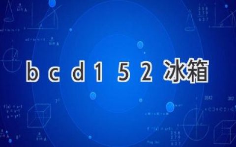 BCD-152 冰箱：性能卓越，满足您的冷藏需求