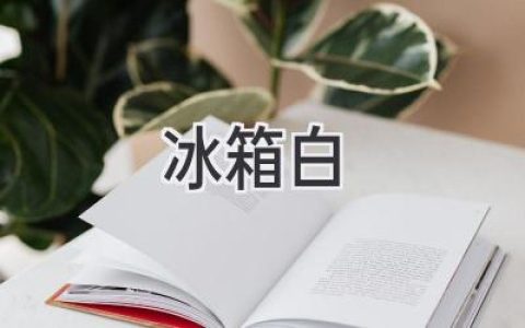 白色冰箱：如何选择你的冷藏利器