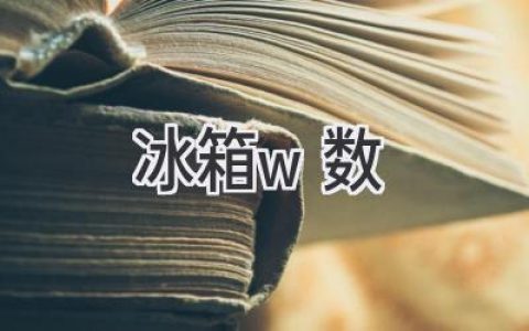 如何选择最适合你的冰箱：从功率到性能