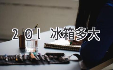 小型冰箱的尺寸解析：选择最适合你的迷你冷藏空间