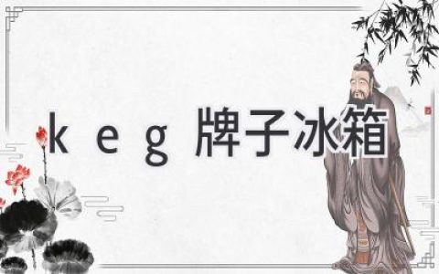 Keg 冰箱：打造理想的啤酒体验