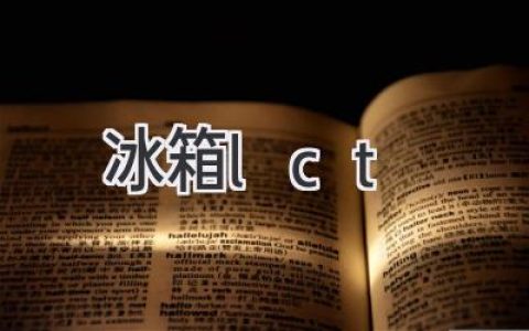 冰箱里那些神秘的数字：LCT 的秘密