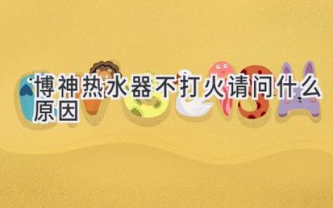 博神热水器打不着火？快来看看这些常见原因！