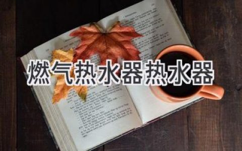 燃气热水器：选购指南，舒适沐浴从这里开始