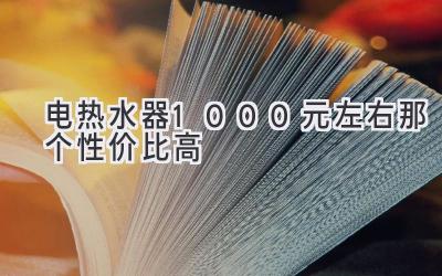 电热水器1000元左右那个性价比高