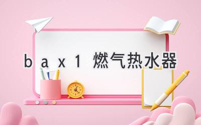 bax1燃气热水器