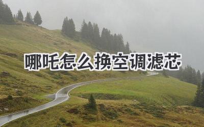 哪吒怎么换空调滤芯